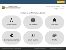 Tablet Screenshot of evictionresidential.cc-courthelp.org